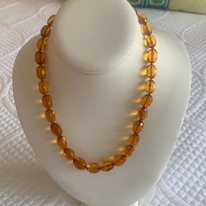 Genuine Amber bead necklace